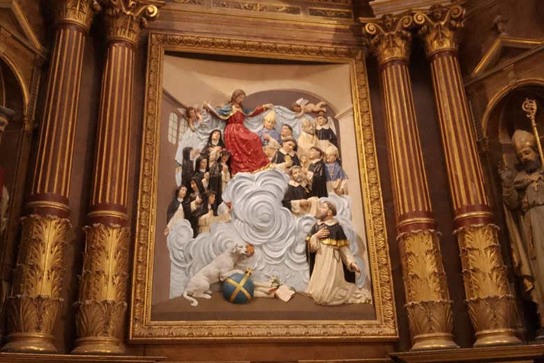 Interior da Basílica de  Nuestra Señora del Rosario