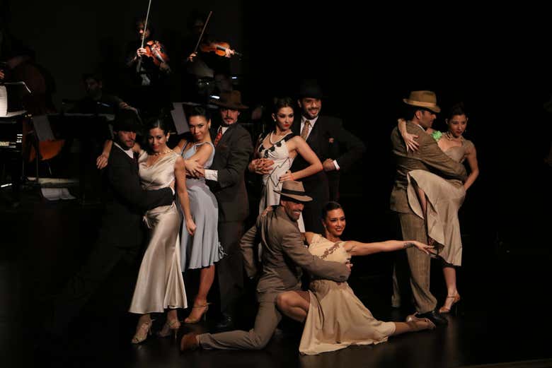 Espetáculo de tango na Galeria Güemes