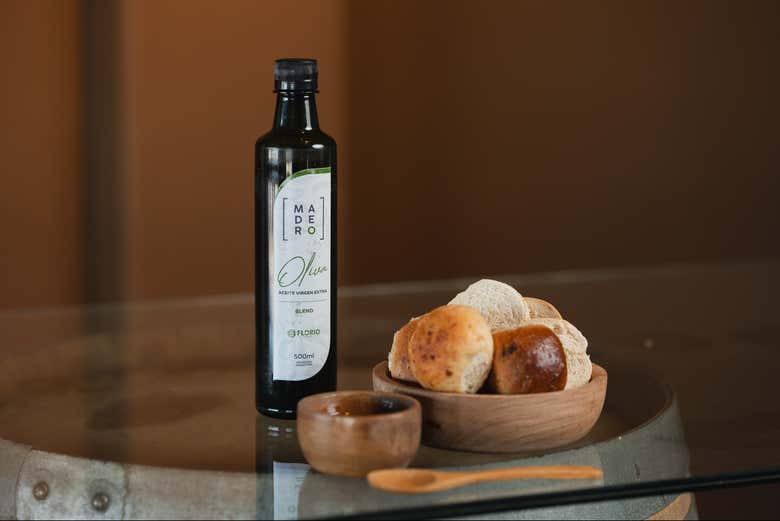 Também experimentaremos azeite de oliva