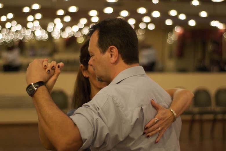 Aula prática de tango