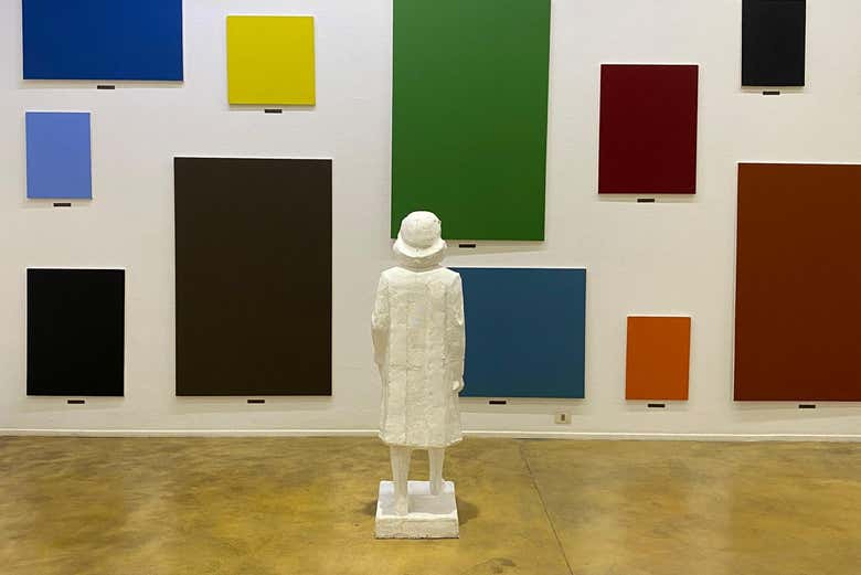 Uma instalação de arte na W-Gallery