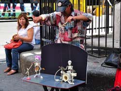 Artista de rua em Buenos Aires