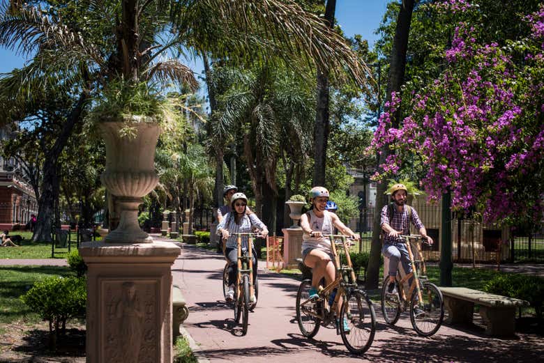 Pedalando pelos Bosques de Palermo