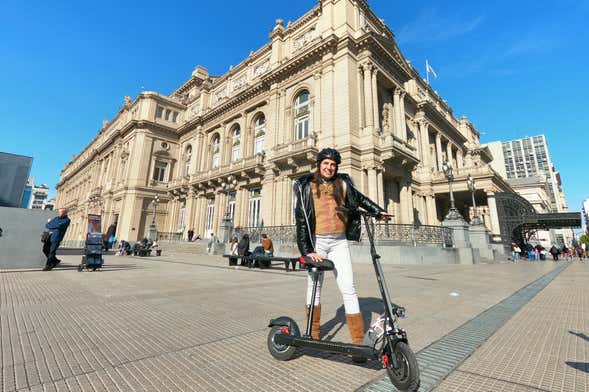 Tour de patinete elétrico por Buenos Aires